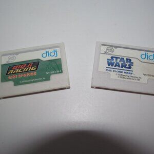 LeapFrog Didj & Leapster Explorer Didji Racing Tiki Tropics & Star Wars Games